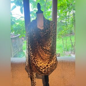 Leopard Print Scarf